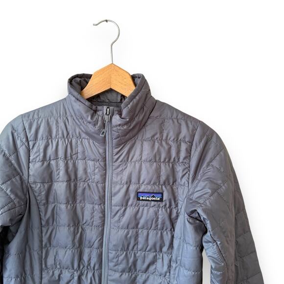 Patagonia Nano Puff Parka Gray Size Extra Small Women’s Long Puffer Jacket - Picture 2 of 10